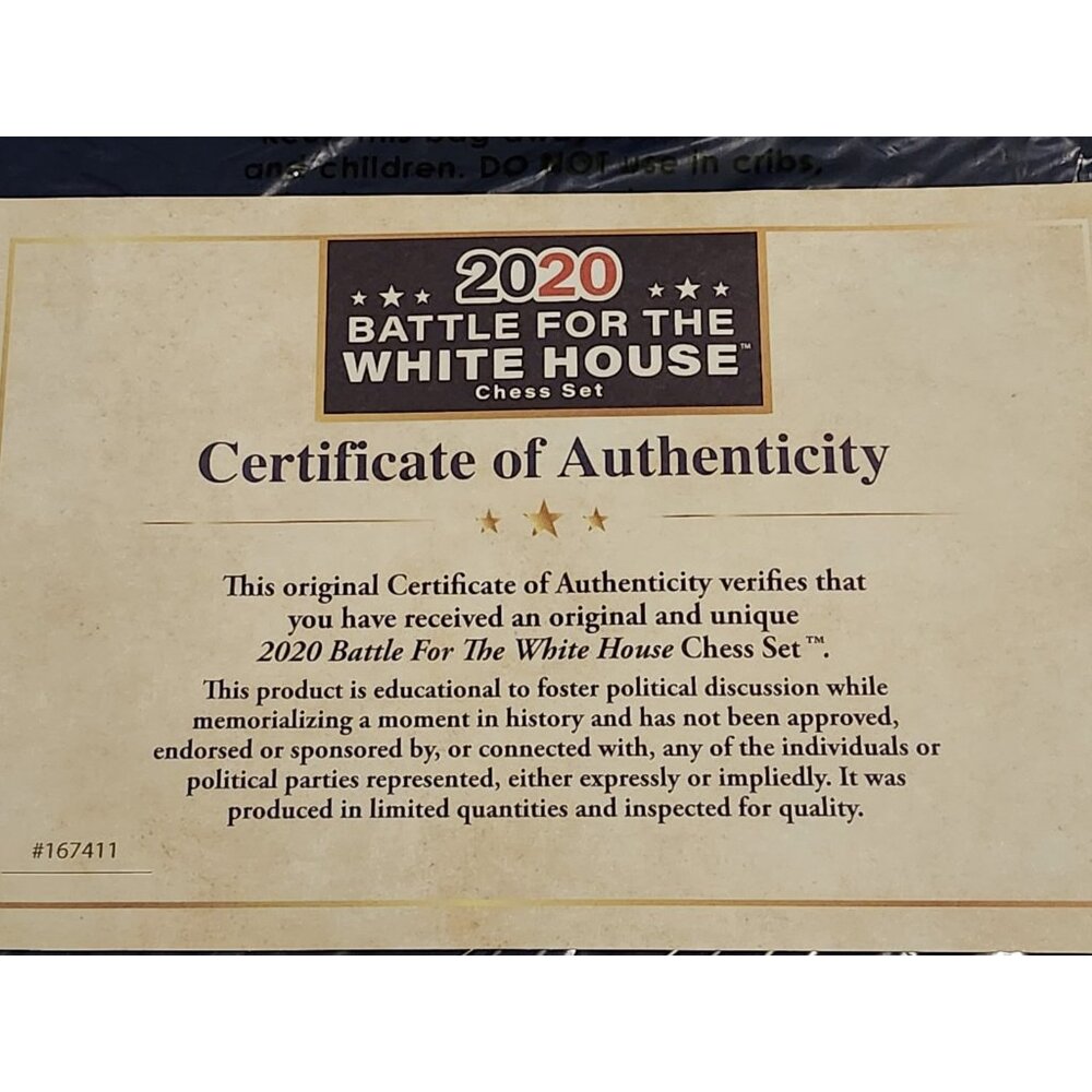 BulbHead 2020 Battle For The White House Chess Set - Picture 5 of 8